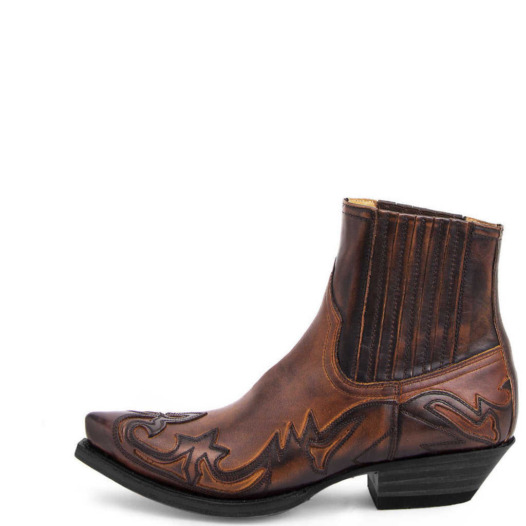 Gregory – Handgeriebene Cowboy-Stiefel in Ethno-Farben