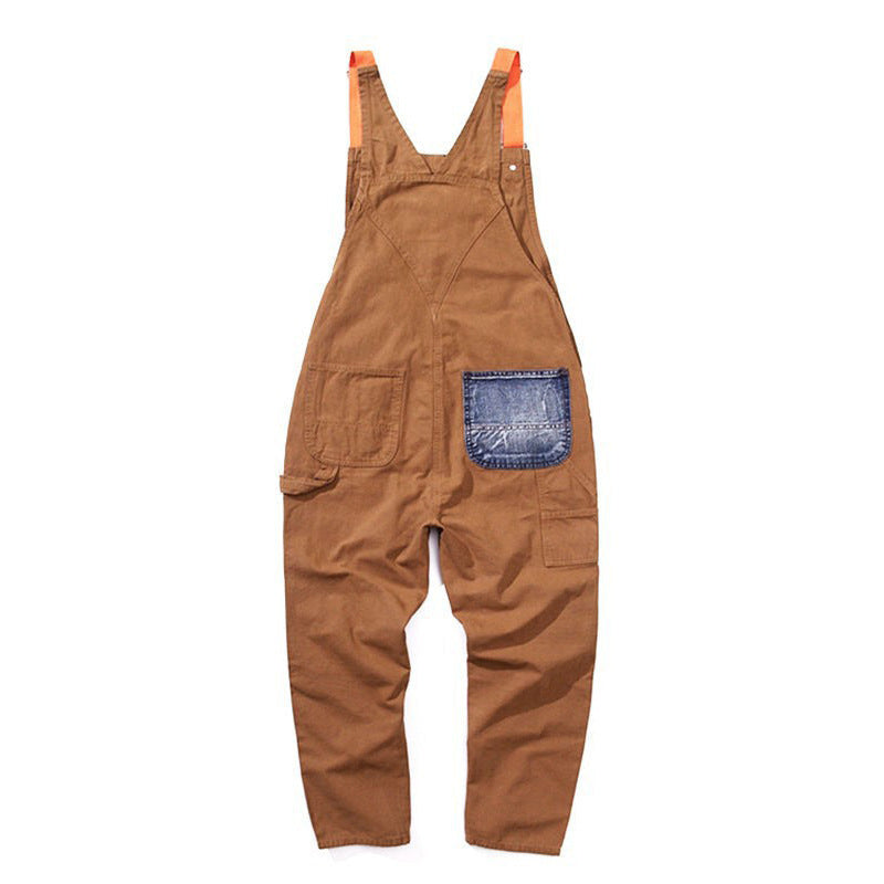 Lässiger Jumpsuit für Herren – moderner Romper im Workwear-Stil mit Taschen, ideal als casual oder cotton Jumpsuit