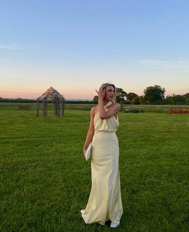 Soline Halsband Maxikleid