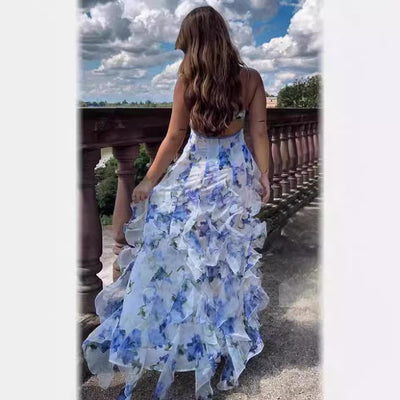 Herminia : Neues Damenkleid im Feenstil mit frühlingshaftem und sommerlichem Design