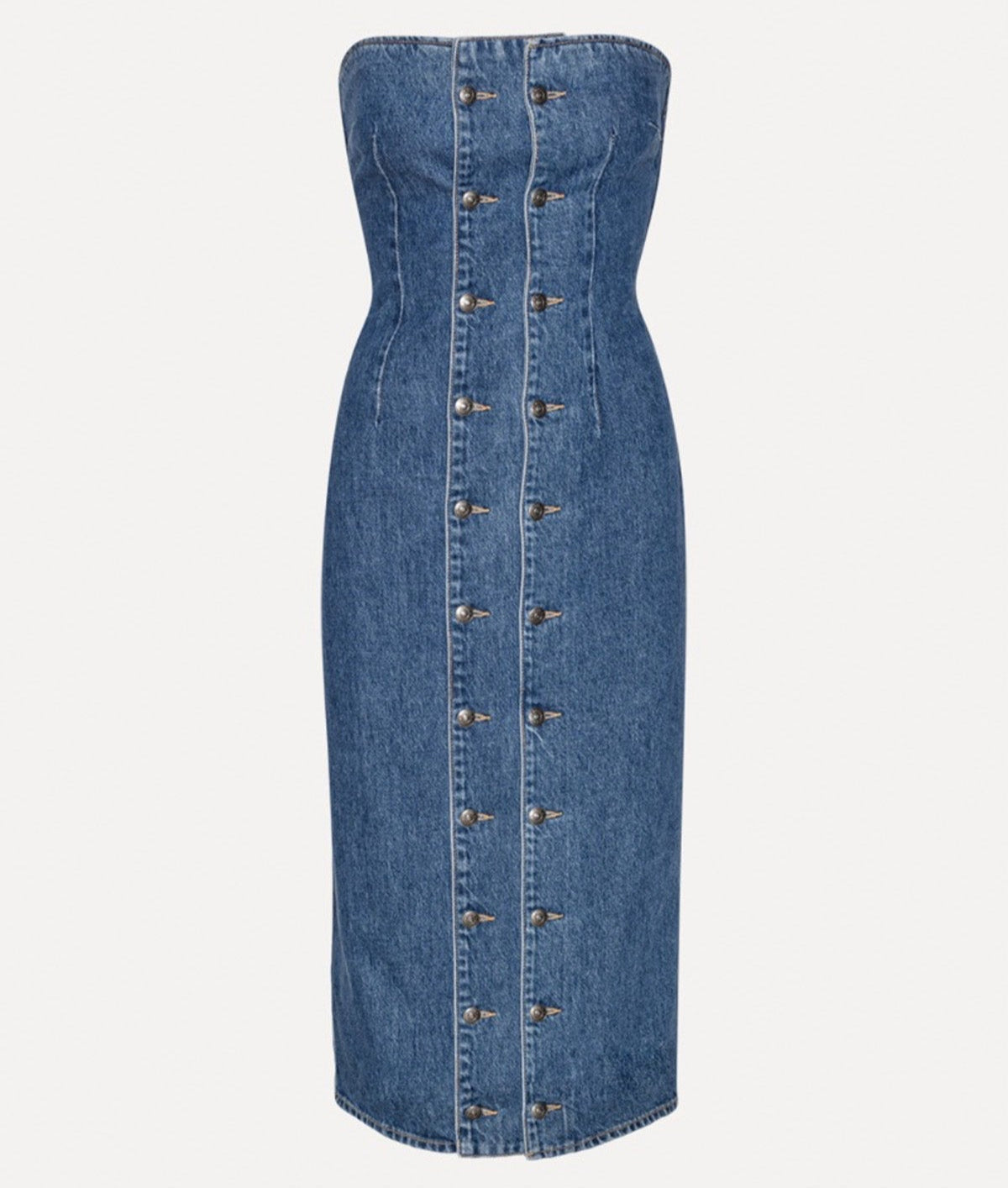Daisy - Kleid mit Knopfdetails aus Denim