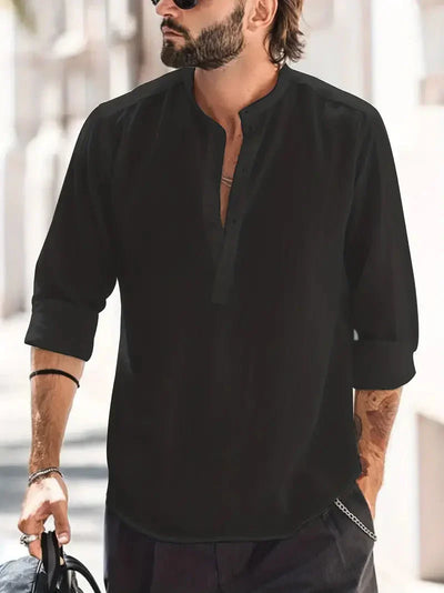 Luther - Langarm-Baumwollhemden für Herren