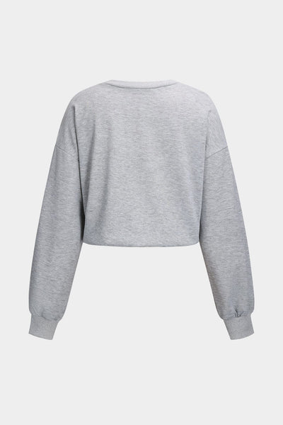 Sienna | Zweiteiliges Kuschel-Lounge-Set mit Cropped-Pullover