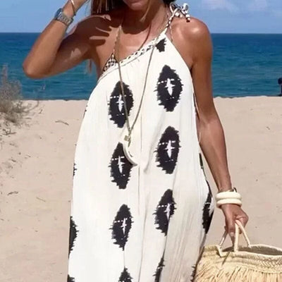 Solis - Lockeres One-Shoulder-Maxikleid