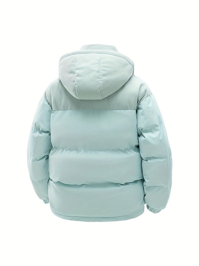 Freizeit Kapuzen Puffer Jacke mit Füllung