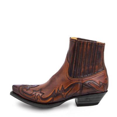 Gregory – Handgeriebene Cowboy-Stiefel in Ethno-Farben