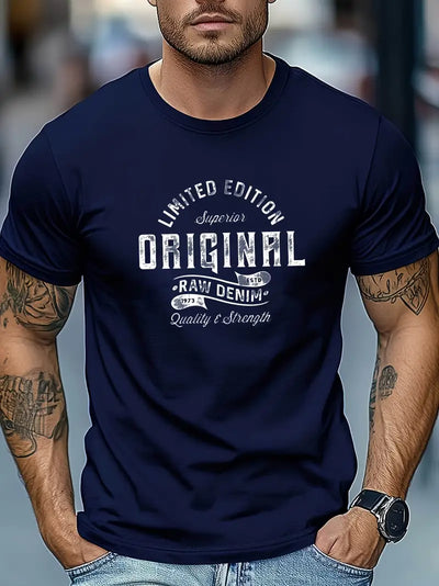 Tobias - Elegantes Rundhals T-Shirt für Herren