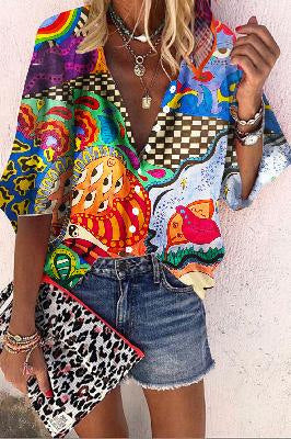 Julia – Damenhemd mit personalisierten Mustern