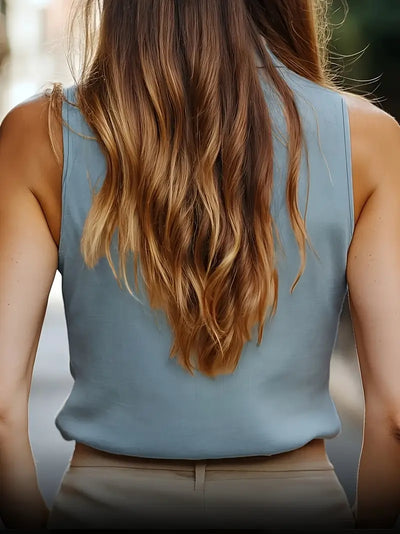 Evmorfia - Atmungsaktive ärmellose Bluse