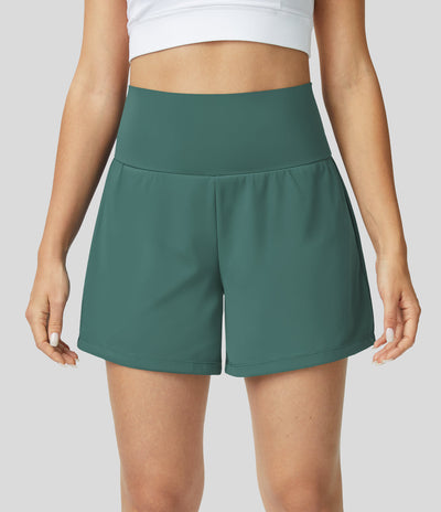 Atmungsaktiv & Schnell trocknend High-Waist Fitnessshorts Damen – Mirabella