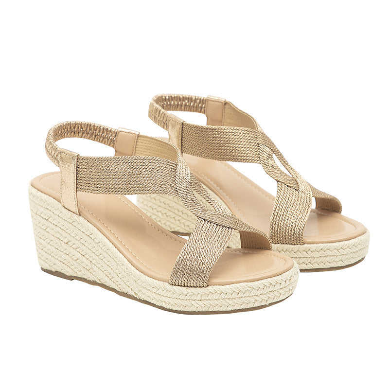 Amelia – Damen Plateau Keilsandalen Casual Fashion