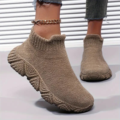 Leichte laufschuhe mit fleece-futter für frauen