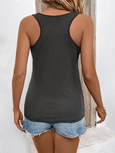 Tanktop Es ist, was es ist Ärmellos, Sommer Lässiges Oberteil