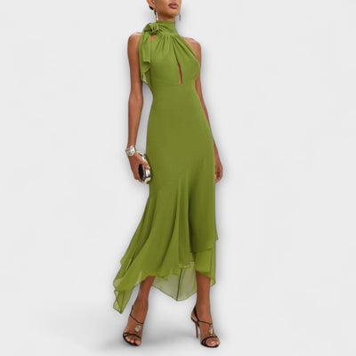 Elodie - Elegantes asymmetrisches Maxikleid