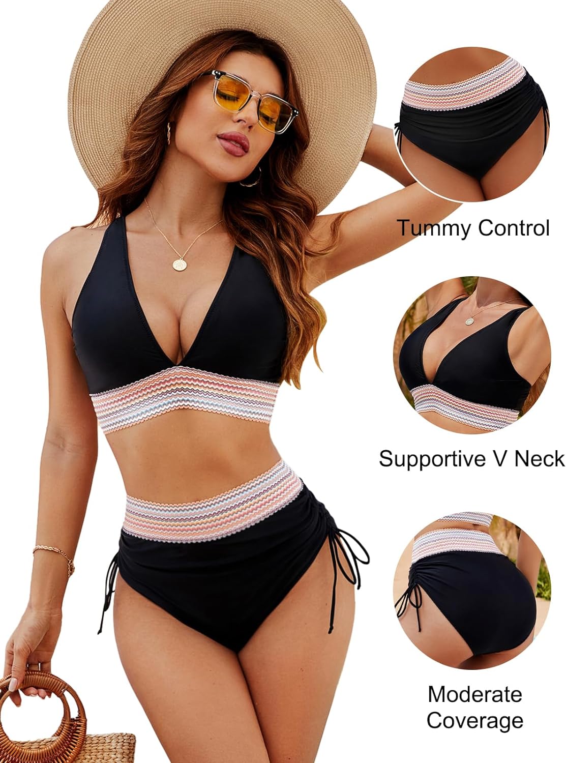 Bikini-Set mit Bauchkontrolle – Solaris