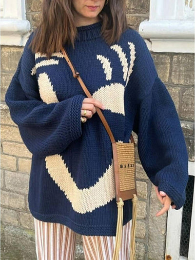 Fröhlicher Sonntag Wohlfühl-Strickpullover