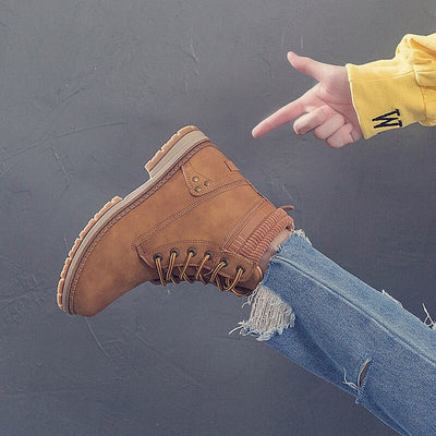 Bequeme und modische damenstiefel