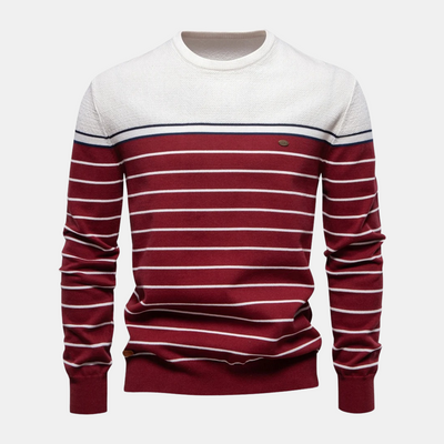 Riviera Freizeitpullover mit Streifen