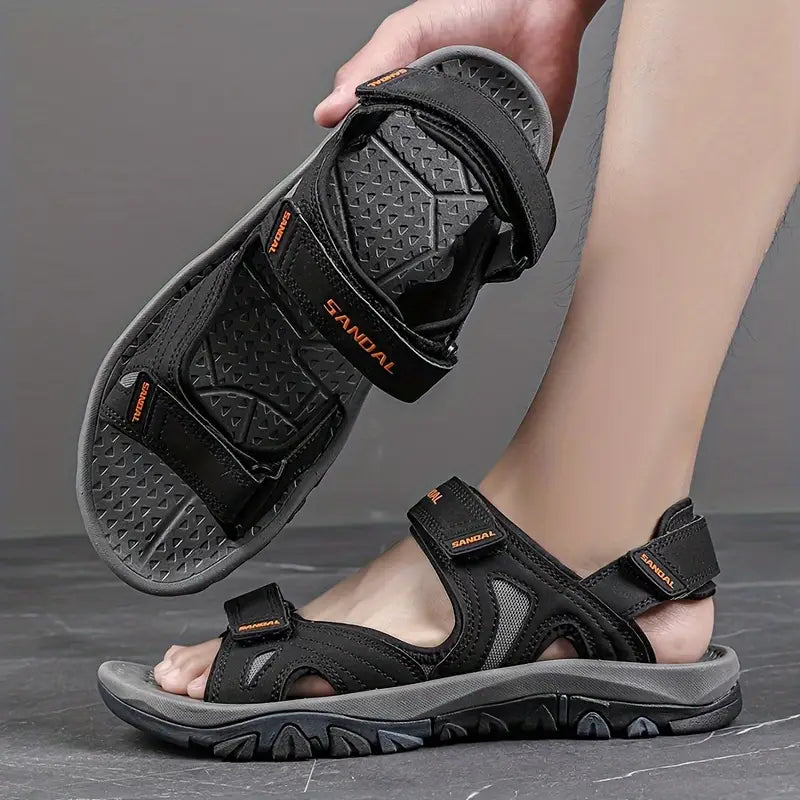 Glenn - Rutschfeste Sandalen mit Haken und Ösen für Männer
