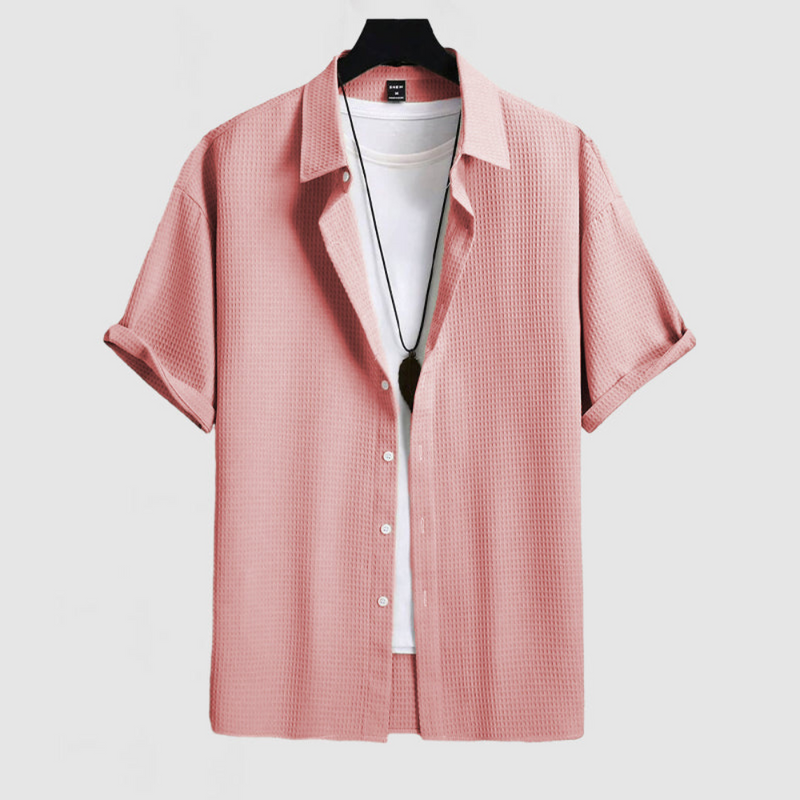 Herren Klassisches Button-up Hemd | Sommerlich