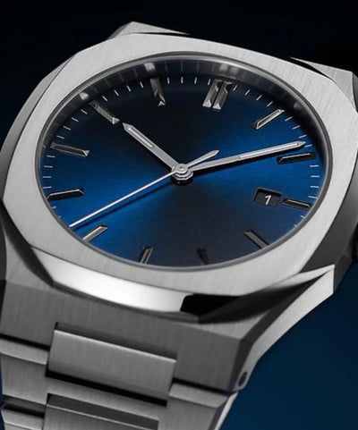 Sand Minimalistische ultradünne Uhr