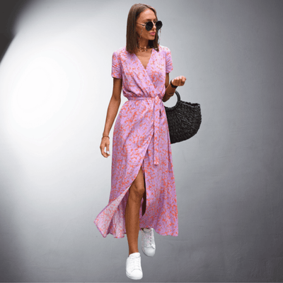 Ketty | Handgemachtes Wickelkleid aus hochwertigem Material