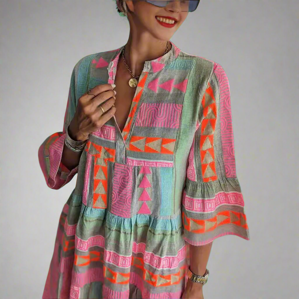 Britta | Sommerkleid aus Baumwoll-Leinen