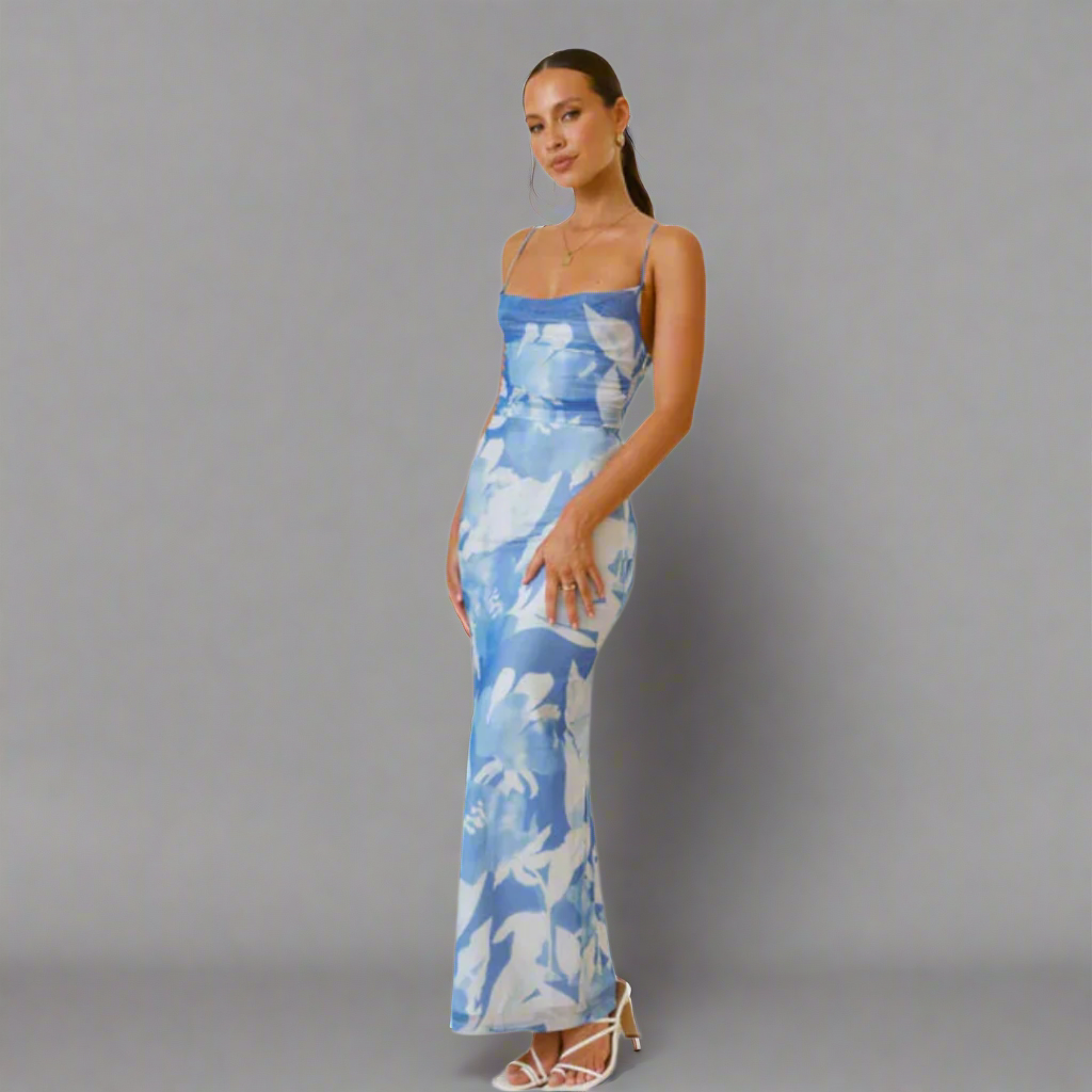 Hermine | Premium Floral Maxi Dress für besondere Anlässe