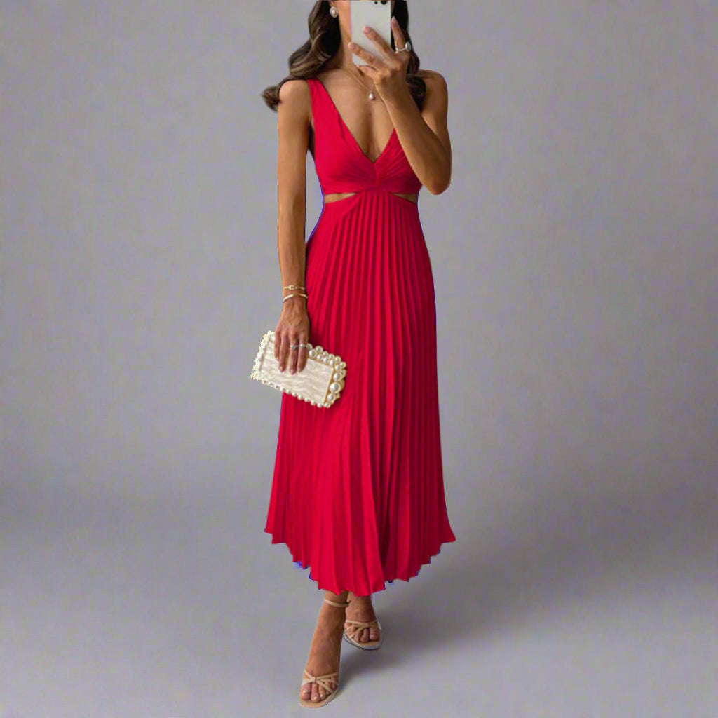 Clara | Twist-Maxi mit Glanz