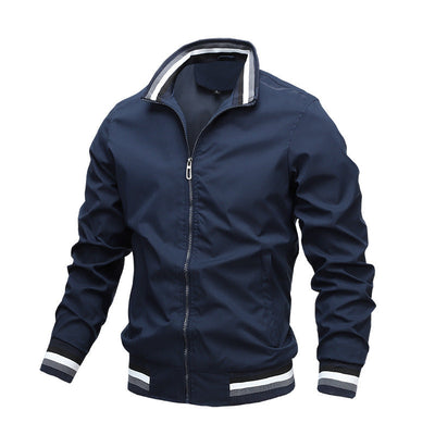 Victor – Sportliche Herrenjacke in Unifarben