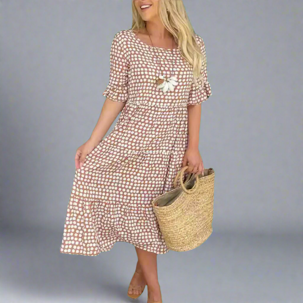 Friederike | Elegantes Maxikleid für eine traumhafte Figur