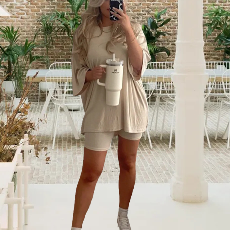 Zweiteilige Lounge- und Freizeitkleidung Damen – Fenja