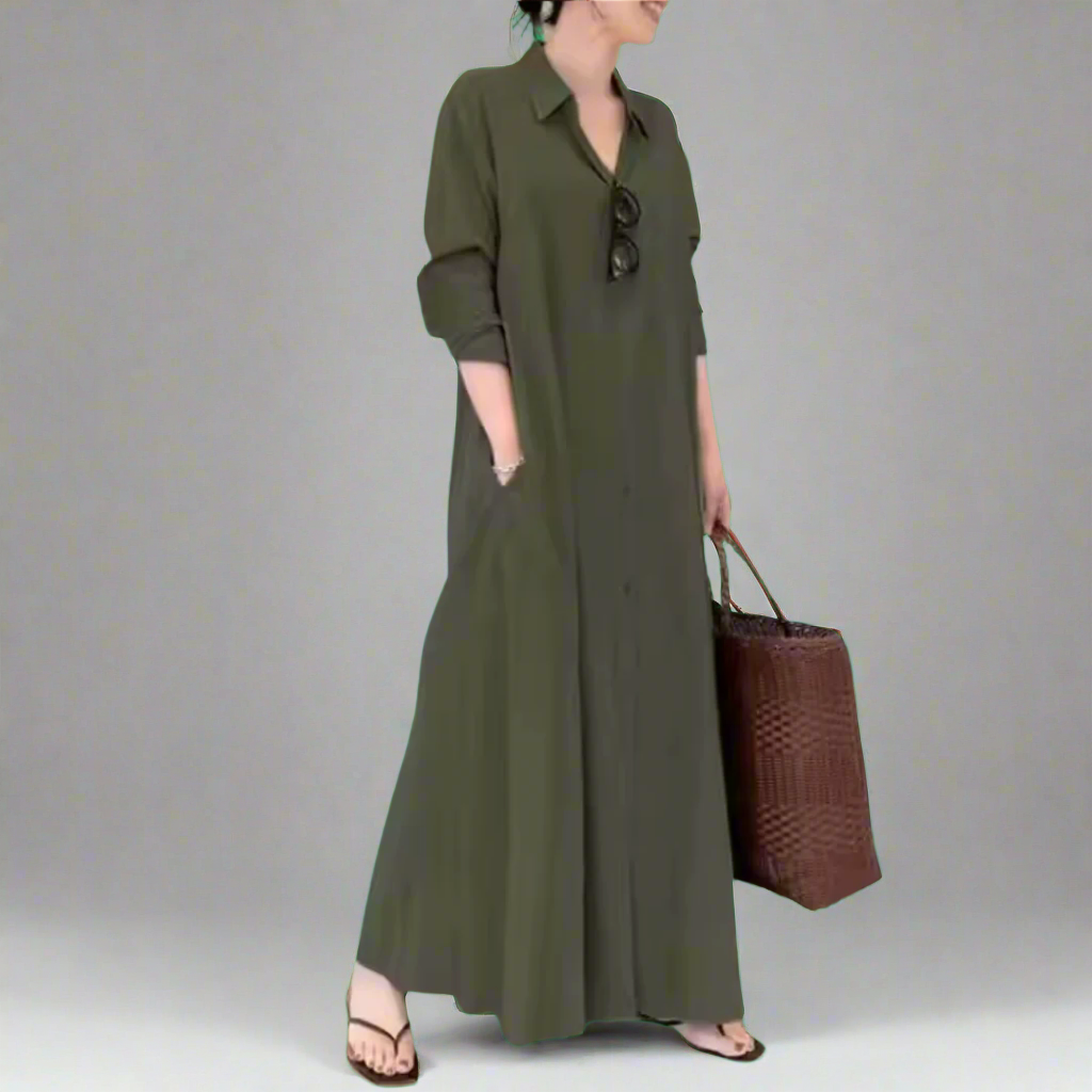 Vrenilda | Lockeres Premium-Hemdkleid für jeden Tag