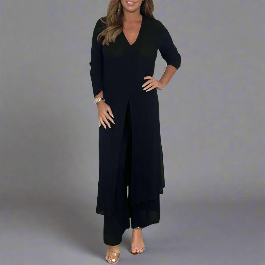 Cyrhildis | Modisches Zweiteiliges Set für Alltag