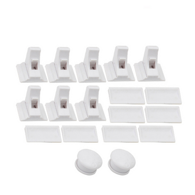 GuardPoint Snap – Unsichtbare Schrank- und Schubladenschloss – Bohrenfrei, Magnetkraft