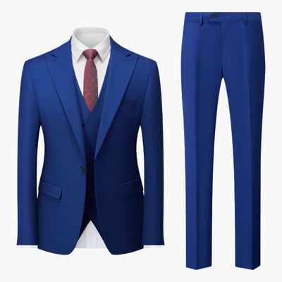 Eleganter Slim Fit Anzug - Herren 3-teilig für Business