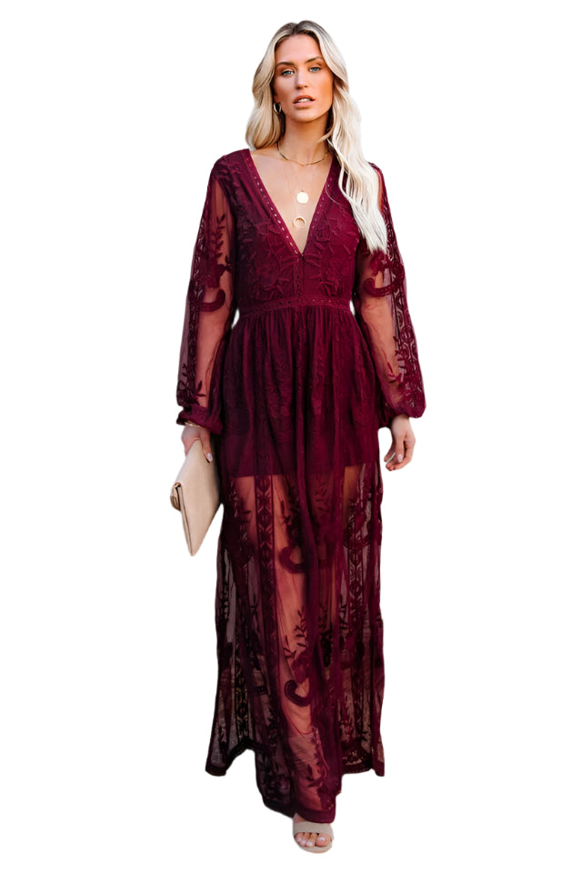 BohoLuxe Lange Bohemekleid