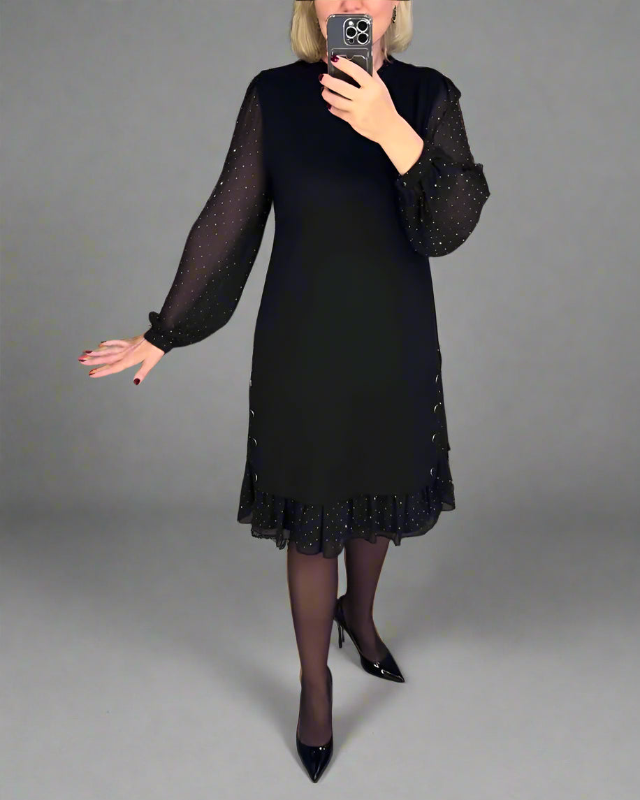 Swenthilda | Elegantes Herbstkleid mit Figur-Schmeichelndem Schnitt