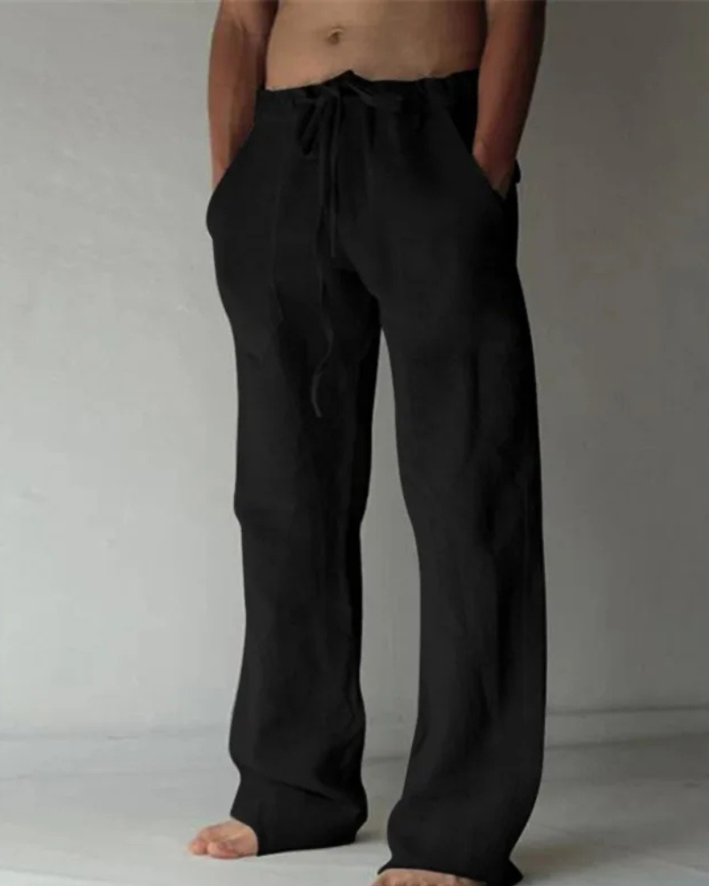 Herren Lässige Kordelzug-Hose | Lockerer Schnitt