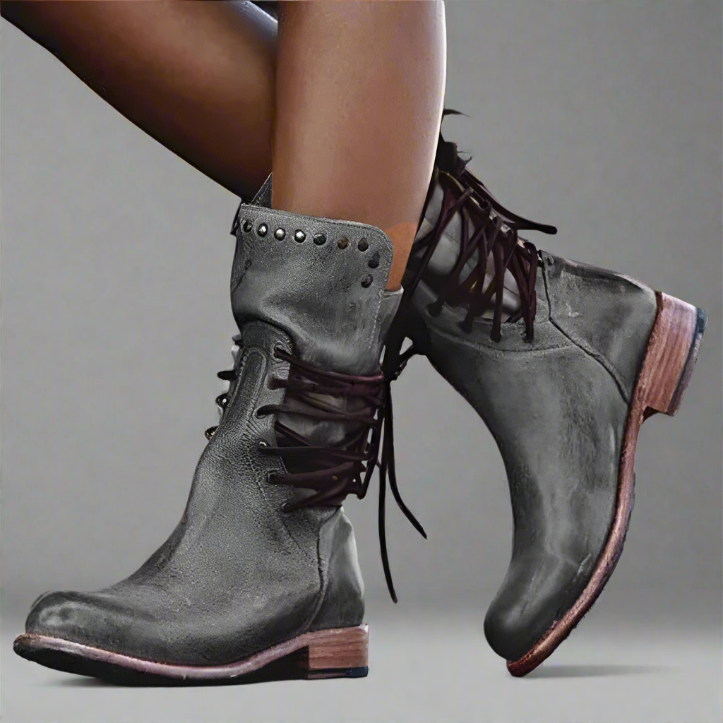 Odalinde | Premium Lederstiefel für ultimativen Komfort