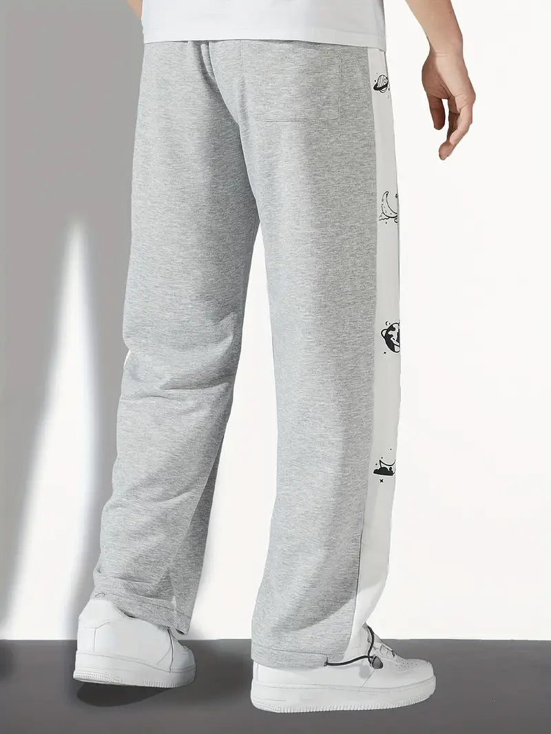 Gary - Elastische Herrenhose mit Kordelzug