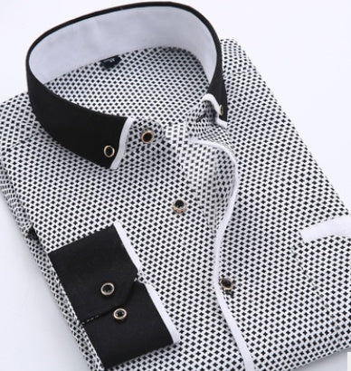 Calvin – Lässiges Herrenhemd mit langen Ärmeln im Slim Fit