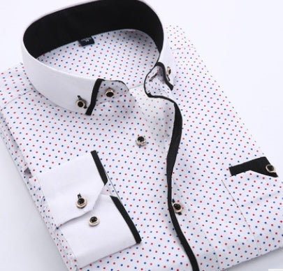 Calvin – Lässiges Herrenhemd mit langen Ärmeln im Slim Fit