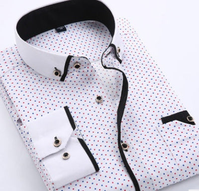 Calvin – Lässiges Herrenhemd mit langen Ärmeln im Slim Fit