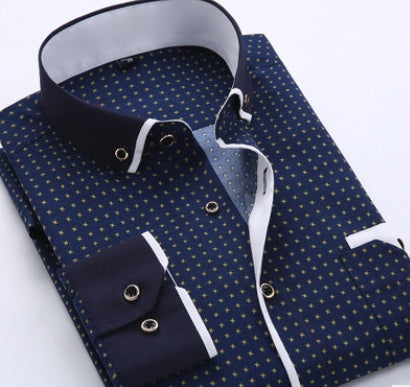 Calvin – Lässiges Herrenhemd mit langen Ärmeln im Slim Fit