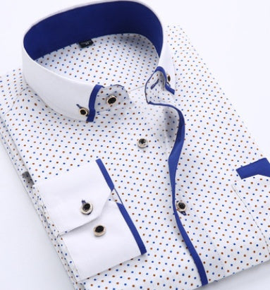 Calvin – Lässiges Herrenhemd mit langen Ärmeln im Slim Fit