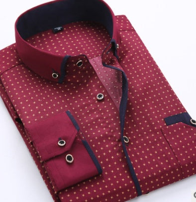 Calvin – Lässiges Herrenhemd mit langen Ärmeln im Slim Fit