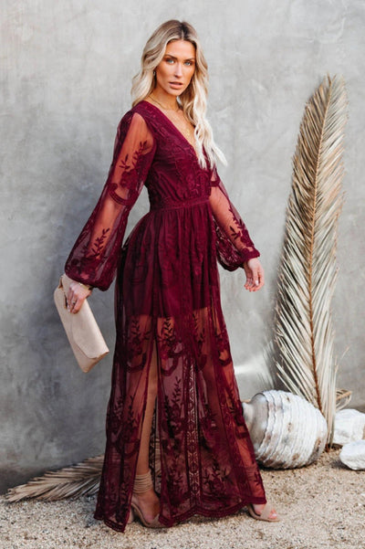 BohoLuxe Lange Bohemekleid