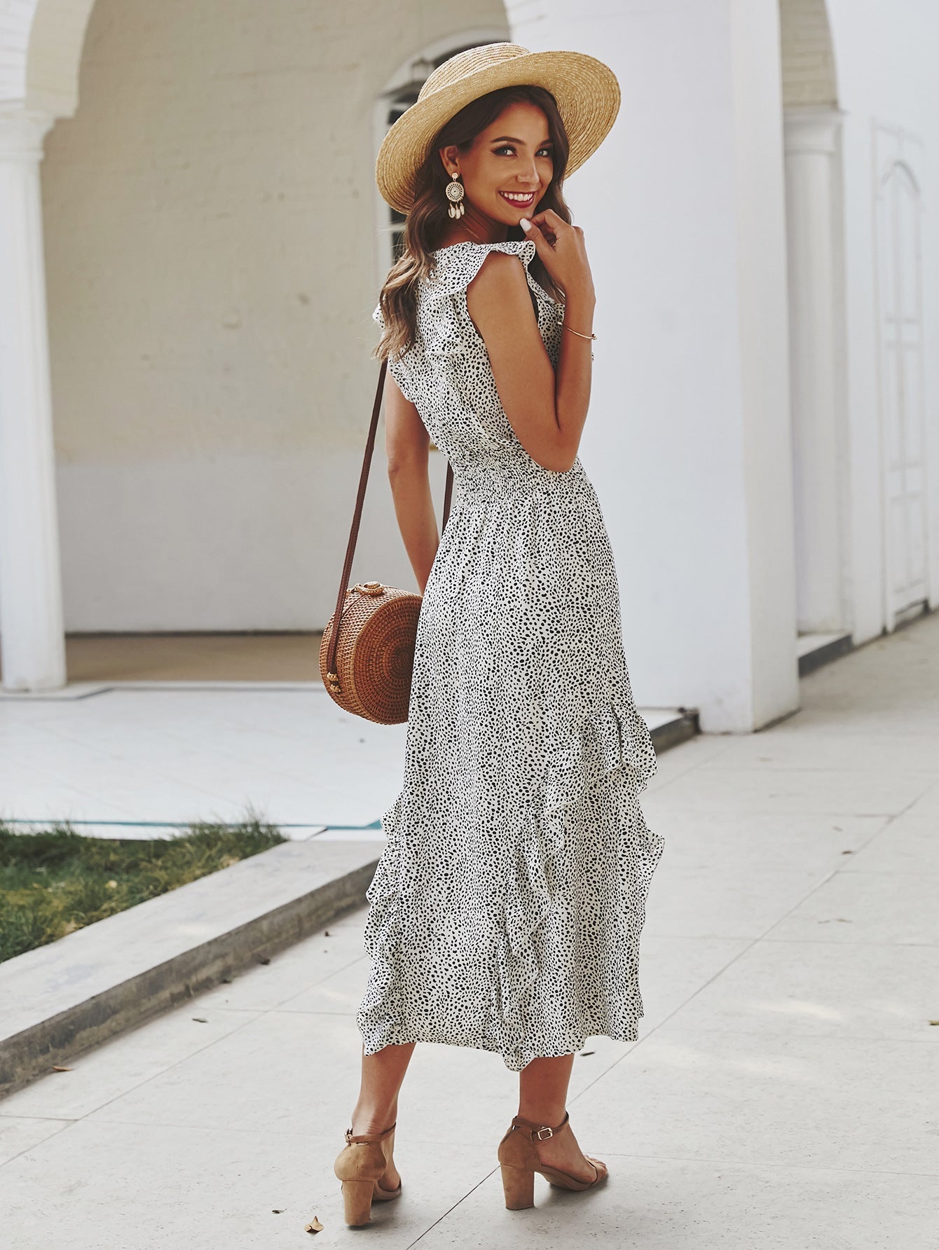 Camila - Midikleid mit Rüschen