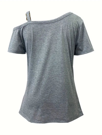 Ianthe - Stilvolles Kurzarm T Hemd